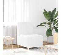 Vidaxl Fauteuil Blanc 55 X 74 X 82 Cm Faux Cuir