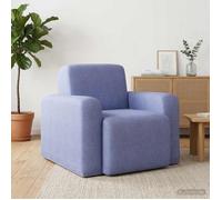vidaXL Fauteuil Bleu denim Tissu 42042428