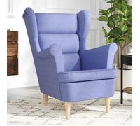 Fauteuil xx cm tissu jeansbleu