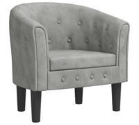 vidaXL Fauteuil Cabriolet, Chaise avec Accoudoirs, Canapé avec Dossier, Siège Rembourré, Meuble de Salon Chambre Bureau, 356469