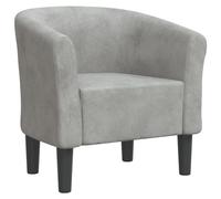 vidaXL Fauteuil Cabriolet, Chaise avec Accoudoirs, Canapé avec Dossier, Siège Rembourré, Meuble de Salon Chambre Bureau, 356441