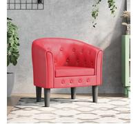 vidaXL Fauteuil Cabriolet, Chaise avec Accoudoirs, Canapé avec Dossier, Siège Rembourré, Meuble de Salon Chambre, Moderne, 356462