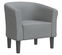 vidaXL Fauteuil Cabriolet, Chaise avec Accoudoirs, Canapé avec Dossier, Siège Rembourré, Meuble de Salon Chambre Bureau, 356429