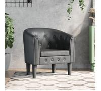 vidaXL Fauteuil Cabriolet, Chaise avec Accoudoirs, Canapé avec Dossier, Siège Rembourré, Meuble de Salon Chambre, Moderne, 356458