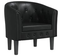 vidaXL Fauteuil Cabriolet, Chaise avec Accoudoirs, Canapé avec Dossier, Siège Rembourré, Meuble de Salon Chambre, Moderne, 356457