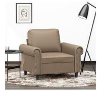 Vidaxl Fauteuil Cappuccino 60 Cm Similicuir