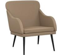 Vidaxl Fauteuil Cappuccino 63x76x80 Cm Similicuir