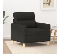 vidaXL Fauteuil, Chaise de Relaxation avec Accoudoirs et Coussin de Dossier, Meuble de Salon Salle de Séjour Intérieur, 359223