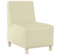 Vidaxl Fauteuil Crème 55 X 74 X 82 Cm Faux Cuir