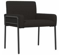 vidaXL Fauteuil d'appoint Noir Bouclé