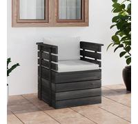Vidaxl Fauteuil De Jardin Avec Coussins Bois De Pin