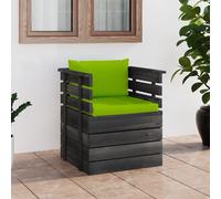 Vidaxl Fauteuil De Jardin Avec Coussins Bois De Pin