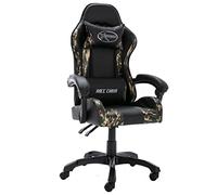 Vidaxl Fauteuil De Jeux Vidéo Noir Et Camouflage Similicuir Multicolore