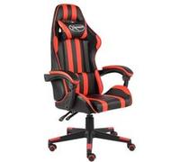 vidaXL Fauteuil de jeux vidéo Noir et rouge Similicuir20519 Rouge G