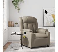 Massagestoel verstelbaar kunstleer cappuccinokleurig373573