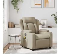 vidaXL Fauteuil de Massage Inclinable, Chaise de Relaxation avec Porte-gobelets, Siège avec Dossier et Accoudoirs, Moderne, 372440
