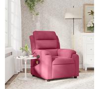 Vidaxl Fauteuil De Massage Inclinable Rouge Bordeaux Velours Rouge
