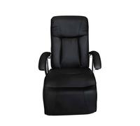 vidaXL Fauteuil de massage noir similicuir