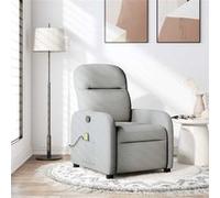 Fauteuil de massage, relaxation tissu wolk gris