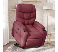 vidaXL Fauteuil de relaxation inclinable tissu bordeaux Rouge G