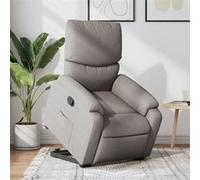 Fauteuil Inclinable de Massage Électrique Chaise Rouge Bordeaux Tissu vidaXL