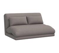 vidaXL Fauteuil de Sol Taupe 110 x 82 x 55 cm Tissu, Fauteuil de Sol Moderne rectangulaire, Confort Pliable, Salon intérieur Ergonomique, Gain de Place