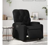 vidaXL Fauteuil inclinable électrique Noir Similicuir