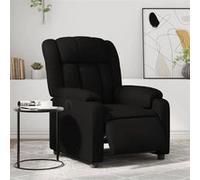 vidaXL Fauteuil inclinable électrique – Moderne, dossier et accoudoirs – Noir simili cuir