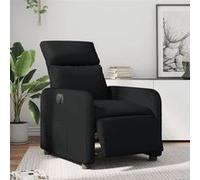vidaXL - Fauteuil inclinable électrique - Dossier et repose-pied réglables - Noir similicuir