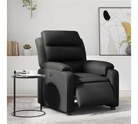Vidaxl Fauteuil Inclinable Électrique Noir Similicuir Noir