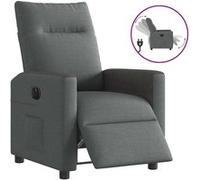 vidaXL Fauteuil elektrisch verstelbaar stof donkergrijs3324039 Gris G