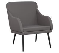 Vidaxl Fauteuil Gris 63x76x80 Cm Similicuir Gris