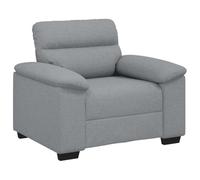 vidaXL Fauteuil d'appoint Tissu gris clair 100×81×84 cm