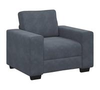 vidaXL Fauteuil TV 4105248 – velours gris foncé 100x77x82 cm
