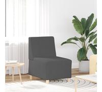 Vidaxl Fauteuil Gris Foncé 55 X 74 X 82 Cm Tissu En Velours Côtelé