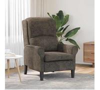vidaXL fauteuil Gris foncé Simili cuir 42009868