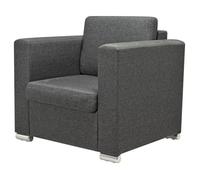 Fauteuil Gris foncé Tissu