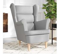 Vidaxl Fauteuil Gris Nuage 74x84x100 Cm Tissu Gris
