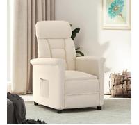 Fauteuil inclinable Beige Tissu microfibre
