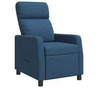 vidaXL Fauteuil inclinable Bleu Tissu