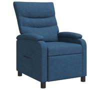 vidaXL Fauteuil inclinable Bleu Tissu