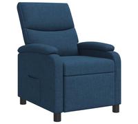 vidaXL Fauteuil inclinable Bleu Tissu
