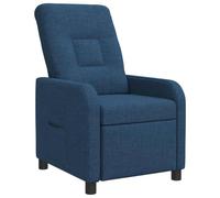 vidaXL Fauteuil inclinable Bleu Tissu