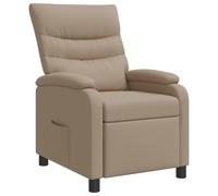 vidaXL Fauteuil inclinable Cappuccino Simili Cuir
