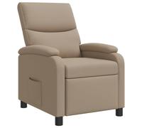 vidaXL Fauteuil inclinable Cappuccino Simili Cuir
