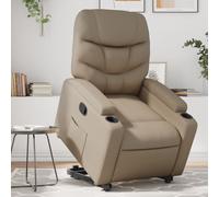 Vidaxl Fauteuil Inclinable Cappuccino Similicuir
