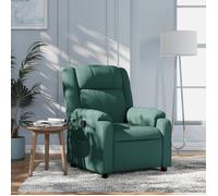 Vidaxl Fauteuil Inclinable Vert Foncé Tissu Vert