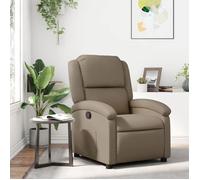 vidaXL Fauteuil inclinable 371781 – Dossier et repose-pied similicuir cappuccino