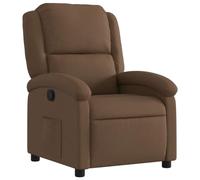 Vidaxl Fauteuil Inclinable Marron Tissu Marron