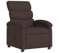 vidaXL Fauteuil Inclinable, Chaise de Relaxation avec Dossier, Siège avec Repose-pied, Fauteuil TV de Salon, Moderne, Marron 371694